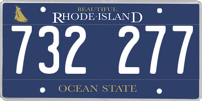 RI license plate 732277