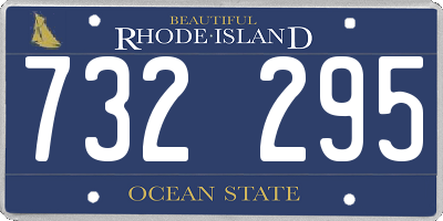 RI license plate 732295