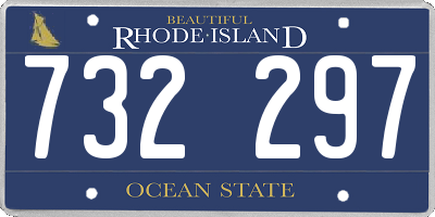 RI license plate 732297