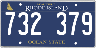 RI license plate 732379