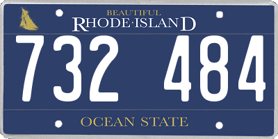RI license plate 732484