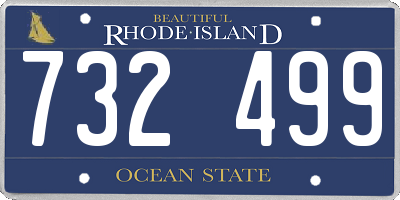 RI license plate 732499