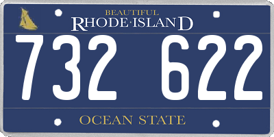 RI license plate 732622