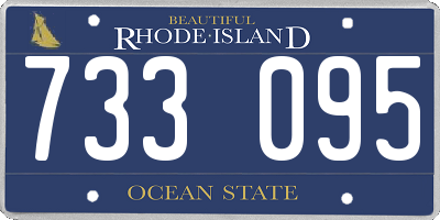 RI license plate 733095