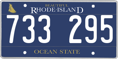 RI license plate 733295