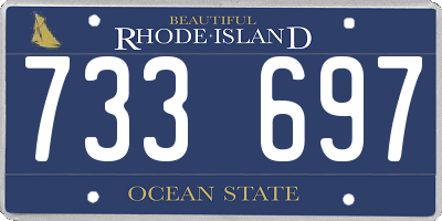 RI license plate 733697