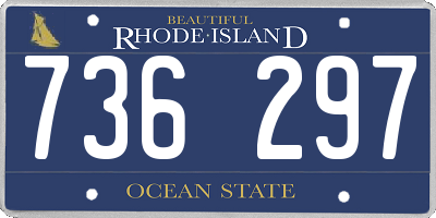 RI license plate 736297