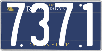 RI license plate 7371