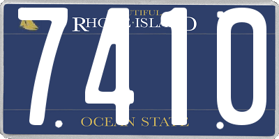 RI license plate 7410