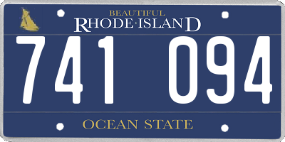 RI license plate 741094