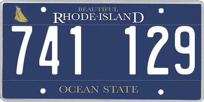 RI license plate 741129