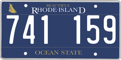 RI license plate 741159