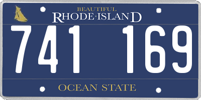 RI license plate 741169