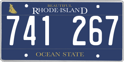 RI license plate 741267