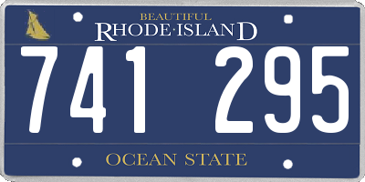 RI license plate 741295