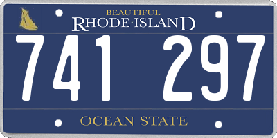 RI license plate 741297