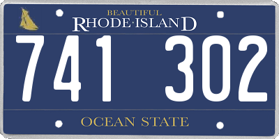 RI license plate 741302