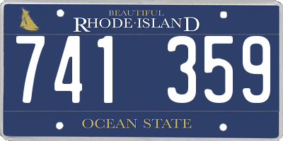 RI license plate 741359