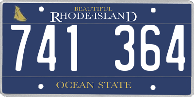 RI license plate 741364