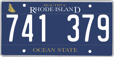 RI license plate 741379