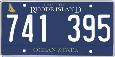 RI license plate 741395