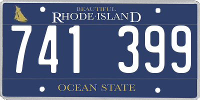 RI license plate 741399