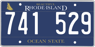 RI license plate 741529
