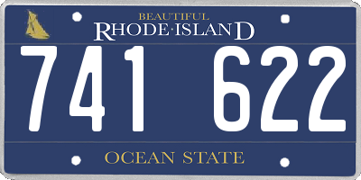 RI license plate 741622