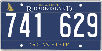 RI license plate 741629