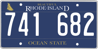 RI license plate 741682