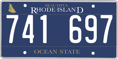 RI license plate 741697