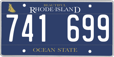 RI license plate 741699