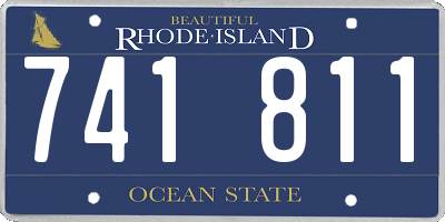 RI license plate 741811