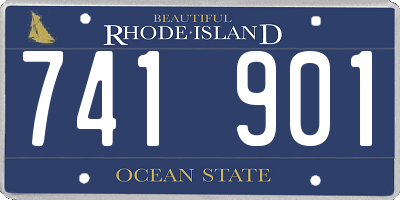 RI license plate 741901