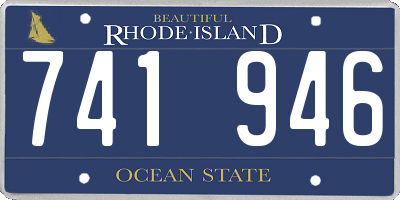 RI license plate 741946