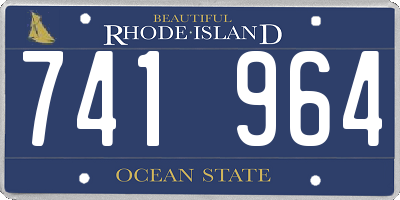 RI license plate 741964