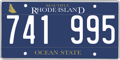 RI license plate 741995