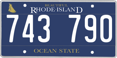 RI license plate 743790