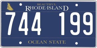 RI license plate 744199
