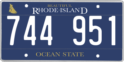 RI license plate 744951