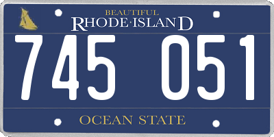 RI license plate 745051