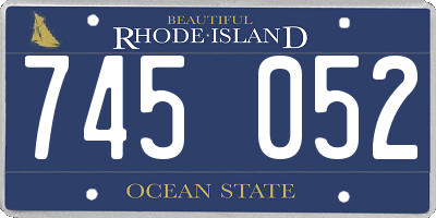 RI license plate 745052