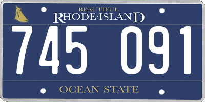 RI license plate 745091