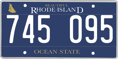 RI license plate 745095