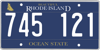 RI license plate 745121