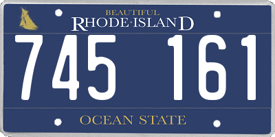 RI license plate 745161