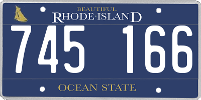 RI license plate 745166