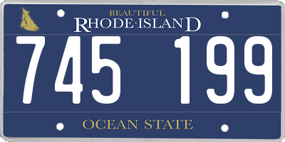 RI license plate 745199