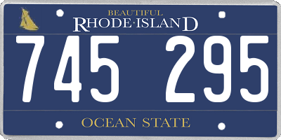 RI license plate 745295