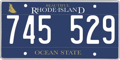 RI license plate 745529